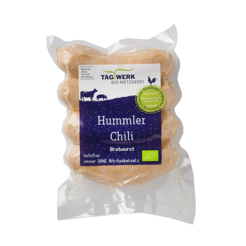 TAGWERK Hummler Bratwurst Chili 4 Stk. SB - Produktbild
