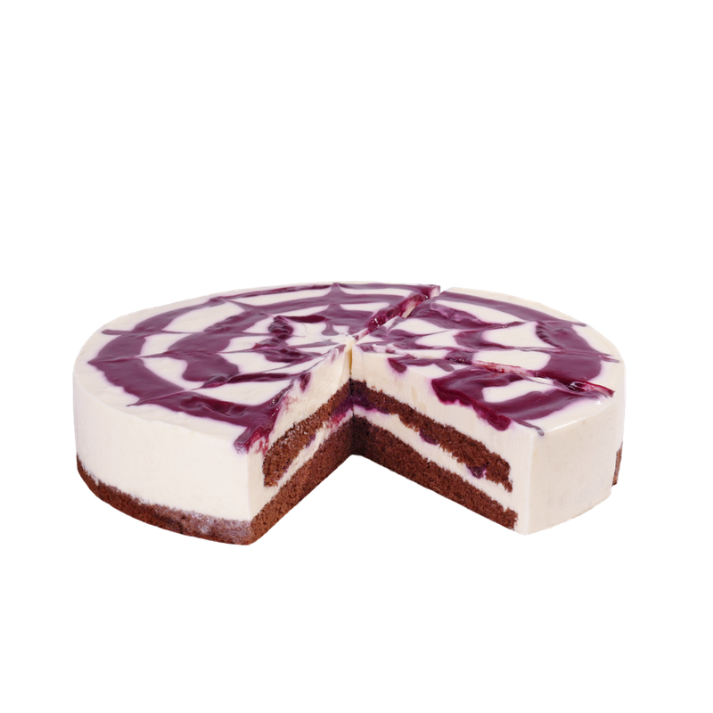 Biokonditorei & Bäckerei Bucheckchen Bio Bayrisch Creme Torte mit Cassis - Produktbild