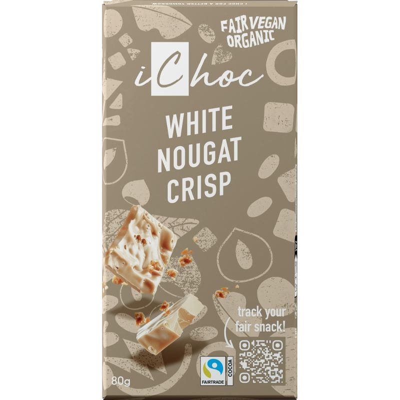 iChoc White Nougat Crisp - Produktbild