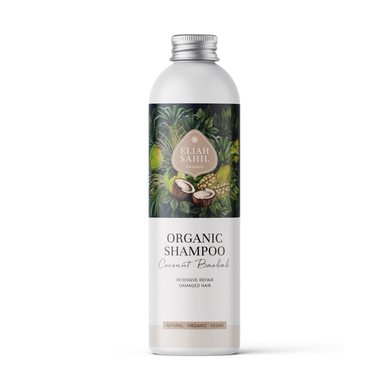 Eliah Sahil Bio Shampoo Kokos Baobab Standardgröße 230ml - Produktbild