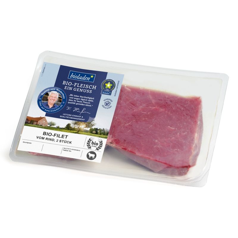 bioladen Filet vom Rind, 2 Stück - Produktbild