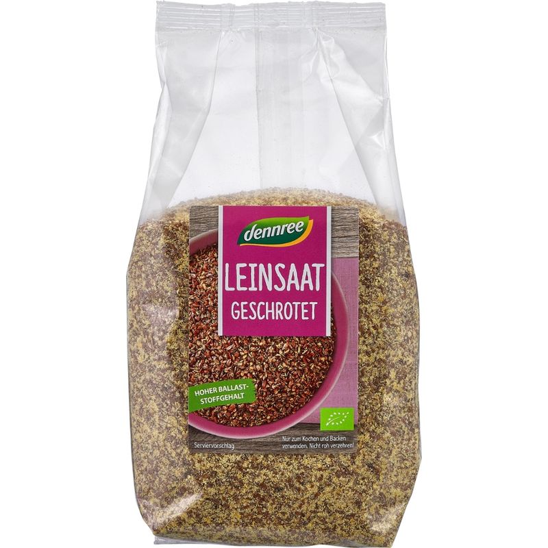 dennree Leinsaat geschrotet - Produktbild