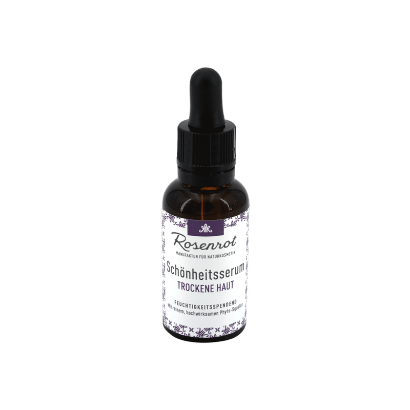 Rosenrot Naturkosmetik Schönheitsserum - 30ml - Schönheitsserum pur und 100% natürlich für ein seidig und weiches Hautgefühl. Geheimtipp für Puristen - Produktbild