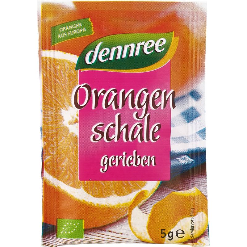 dennree Orangenschale gerieben - Produktbild