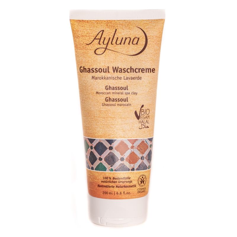 Ayluna Ghassoul Waschcreme - Marokkanische Lavaerde - Produktbild