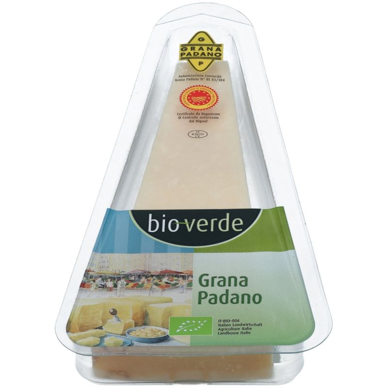 bio-verde Grana Padano D.O.P. 125 g - Produktbild