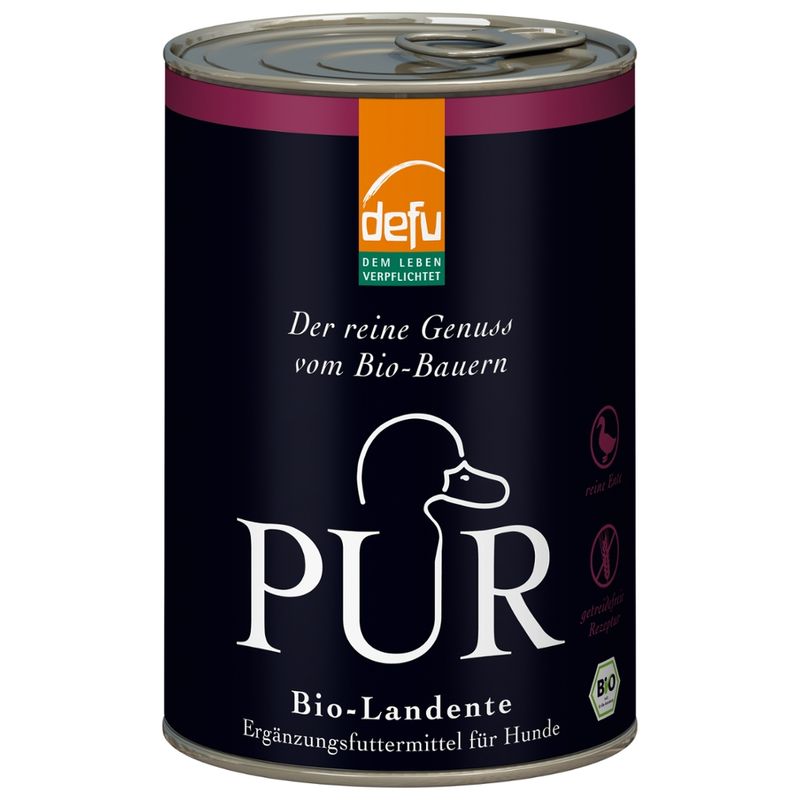 defu - Das Tierfutter vom Bio-Bauern PUR Bio-Landente - Produktbild