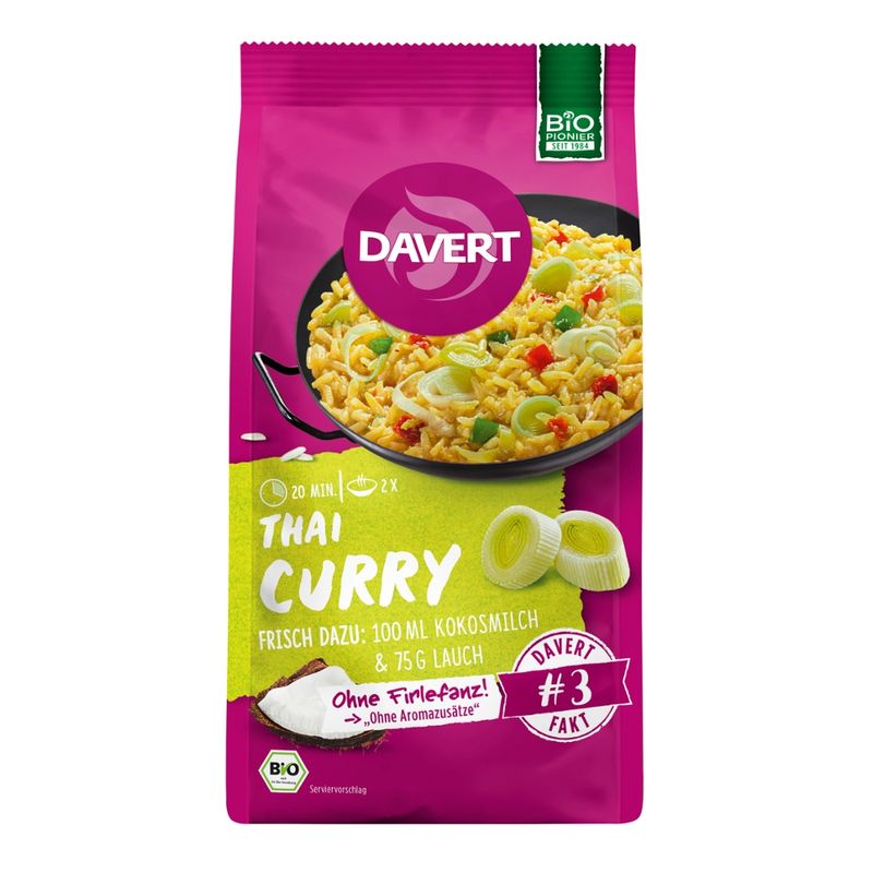 Davert Thai Curry 170g - Produktbild