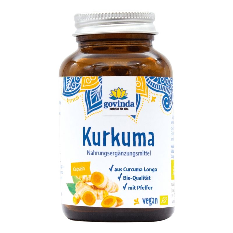 Govinda Bio Kurkuma-Kapseln 45 g - Produktbild