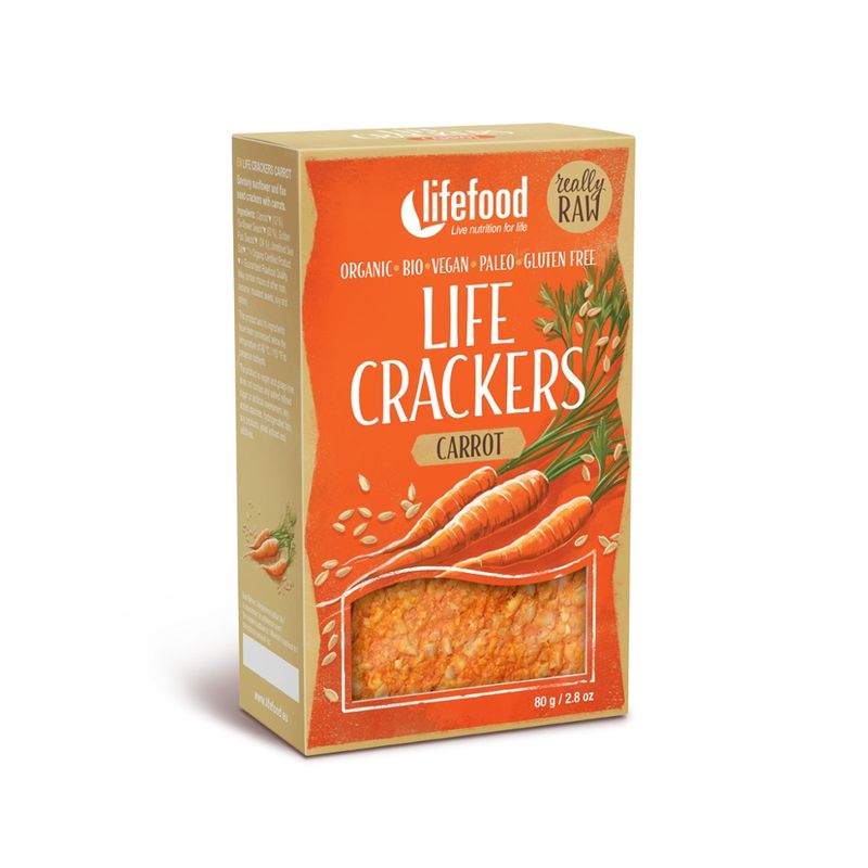 Lifefood  Lifefood Möhrenkräcker ROH BIO - Produktbild