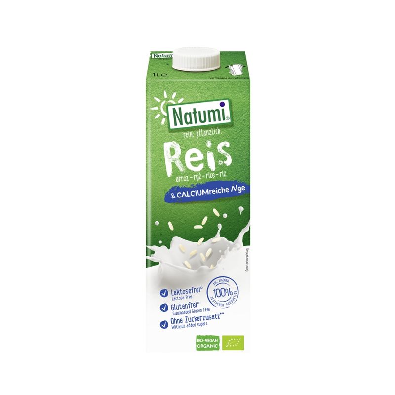 Natumi Natumi BIO Reis Calcium Alge Drink 1L - Produktbild