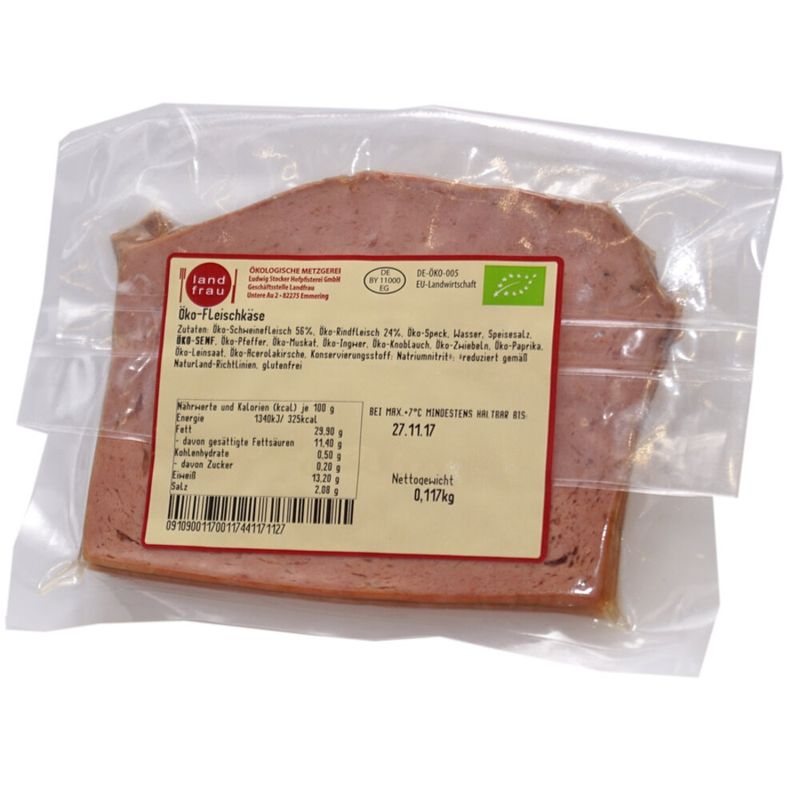 Landfrau Öko-Leberkäse, Scheibe - Produktbild