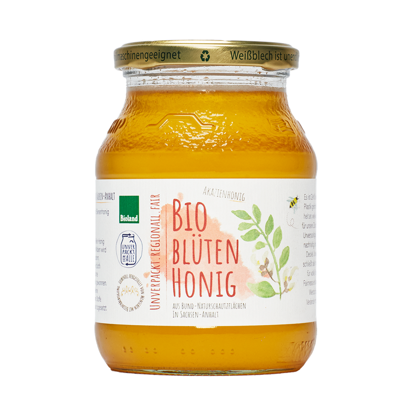 Unverpackt für alle Akazienhonig, Bioland, MMP-gr, 700g - Produktbild