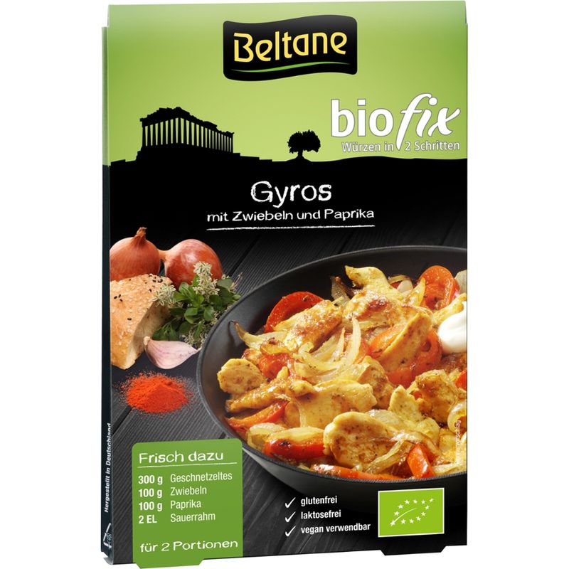 Beltane Beltane Biofix Gyros, vegan, glutenfrei, lactosefrei - Produktbild