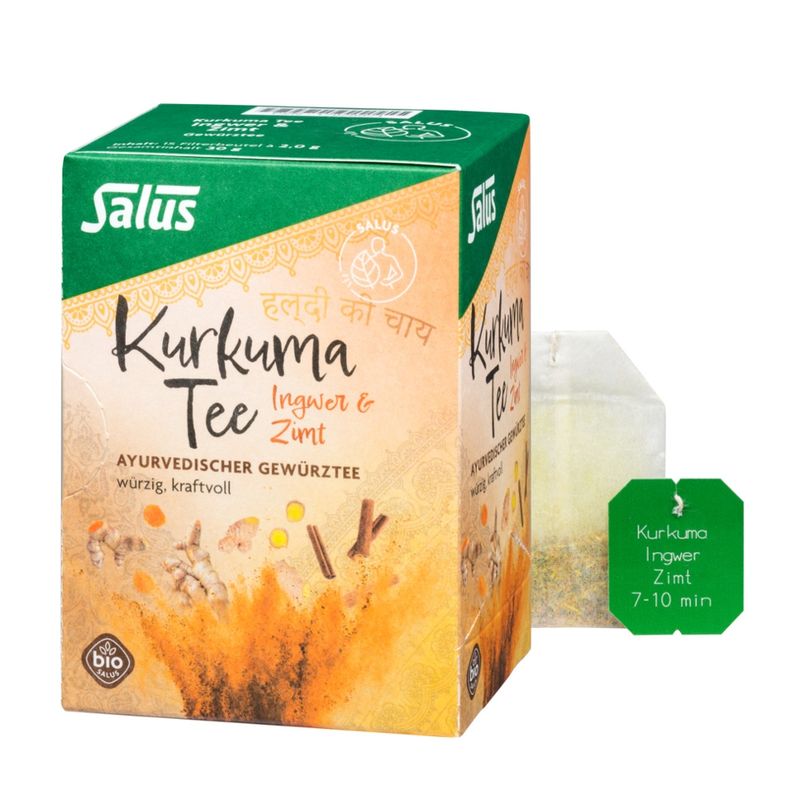 Salus® Kurkuma Tee Ingwer & Zimt bio 15FB - Produktbild