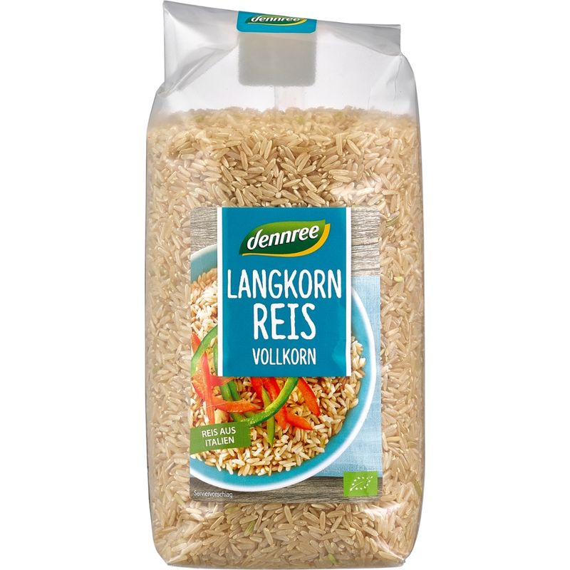 dennree Langkornreis Vollkorn - Produktbild