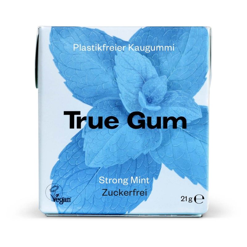 True Gum True Gum - Strong Mint, 21g - Produktbild