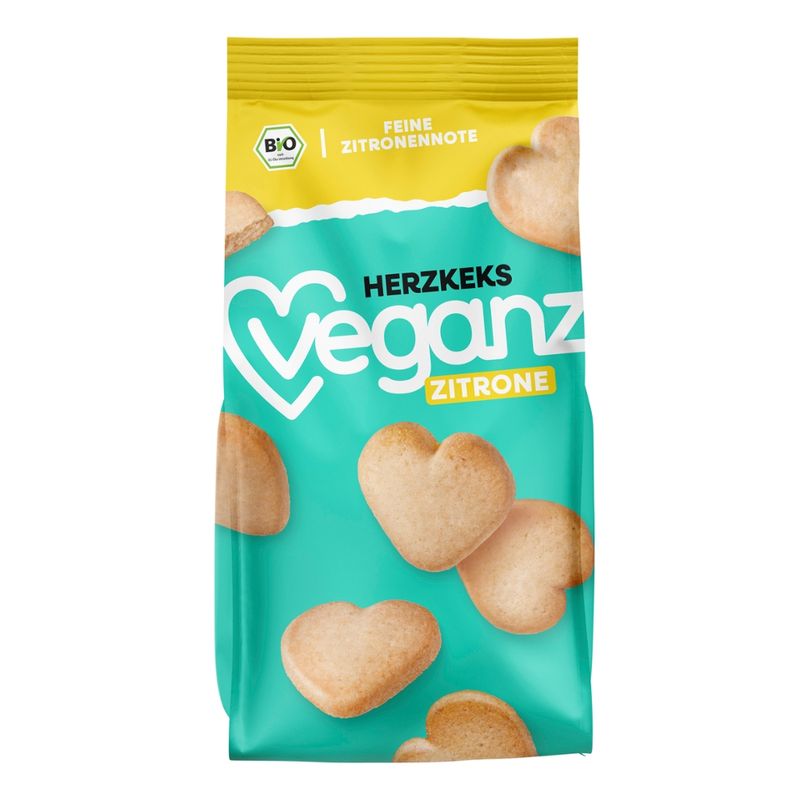 Veganz BIO Veganz Herzkeks Zitrone 150g - Produktbild