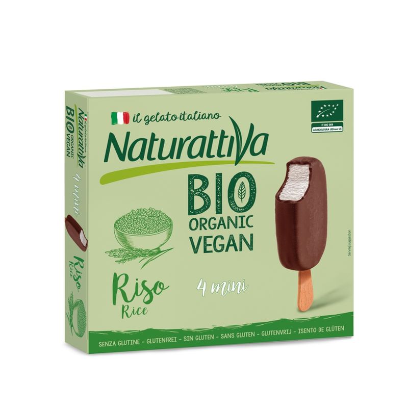 Naturattiva Naturattiva Bio-Ministicks auf Reisbasis, 4 Stück à 50g - Produktbild