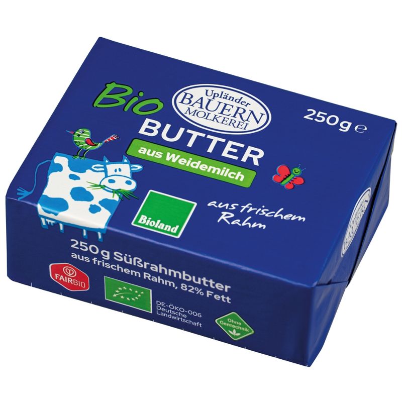 Upländer Bauernmolkerei Süßrahmbutter - Produktbild