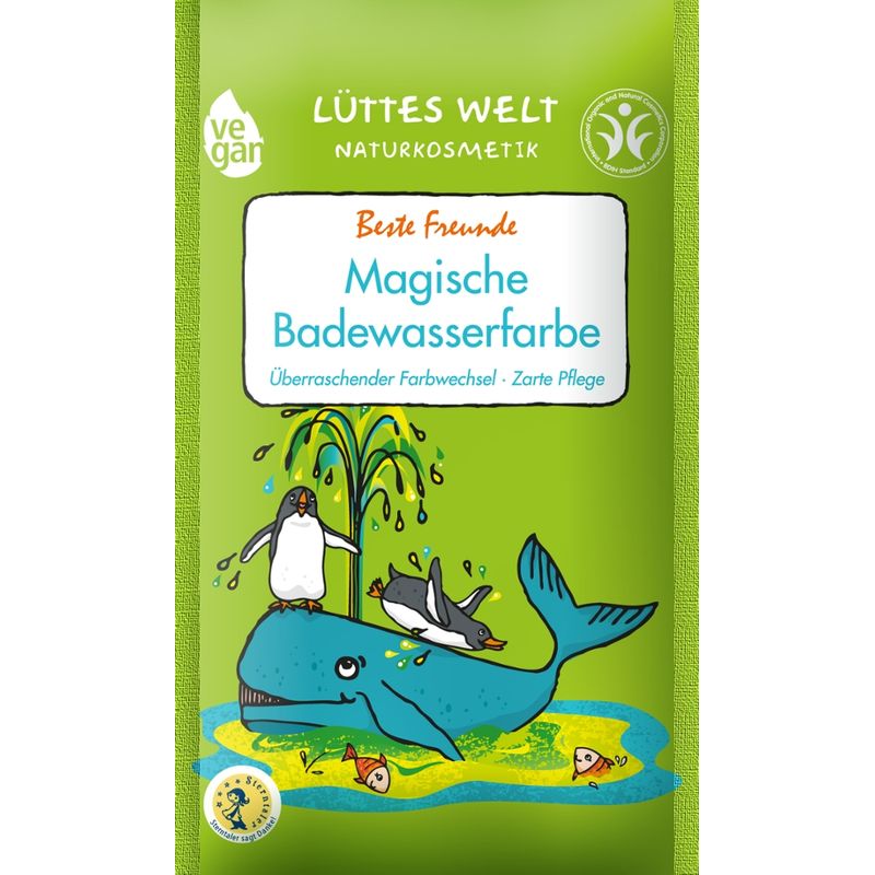 Lüttes Welt Naturkosmetik Magische Badewasserfarbe "Beste Freunde" - Produktbild