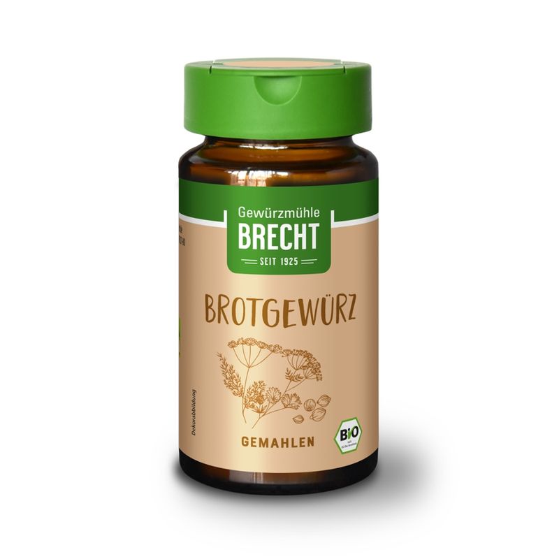 Gewürzmühle Brecht Brotgewürz gemahlen - Glas - Produktbild