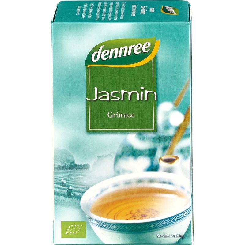 dennree Jasmin Grüntee, im Beutel - Produktbild