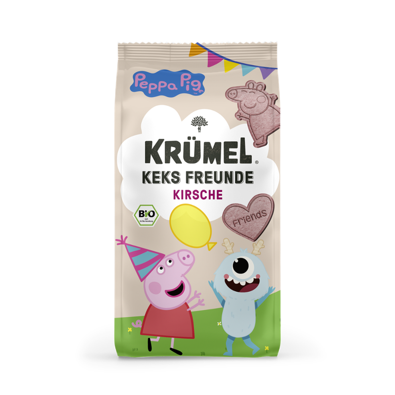 Krümel Peppa x Krümel Bio Keks Kirsch - Produktbild