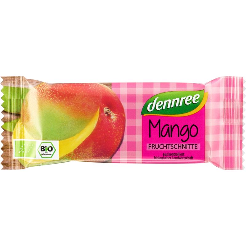 dennree Fruchtschnitte Mango - Produktbild