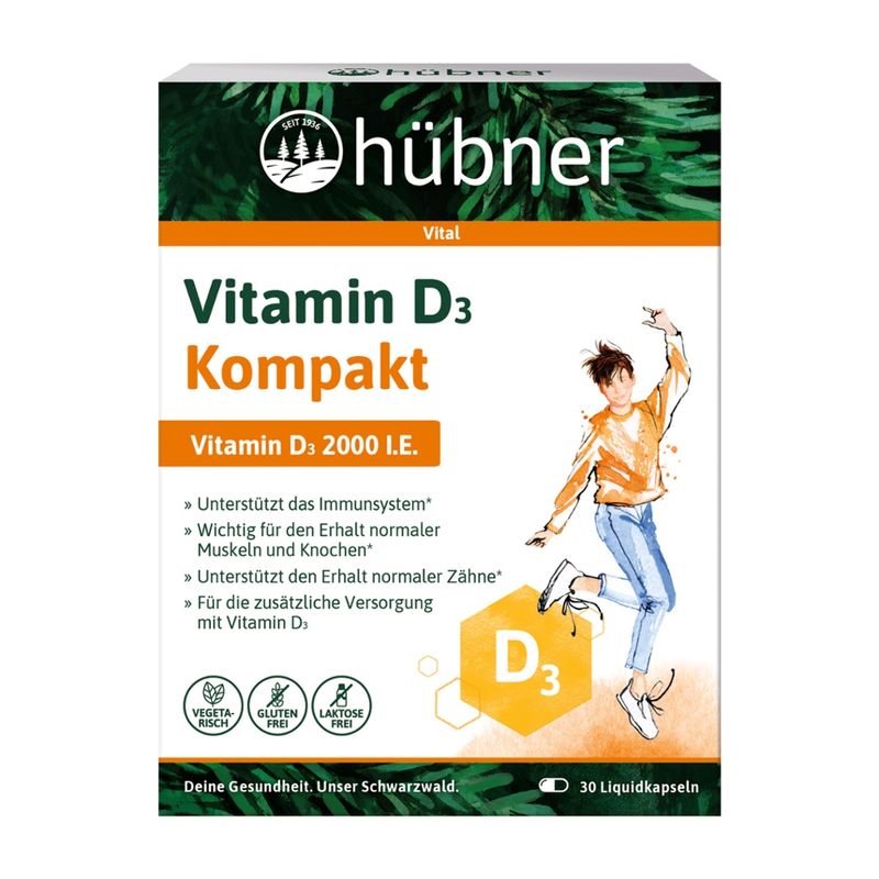 Hübner hübner® Vitamin D3 Kompakt - Produktbild