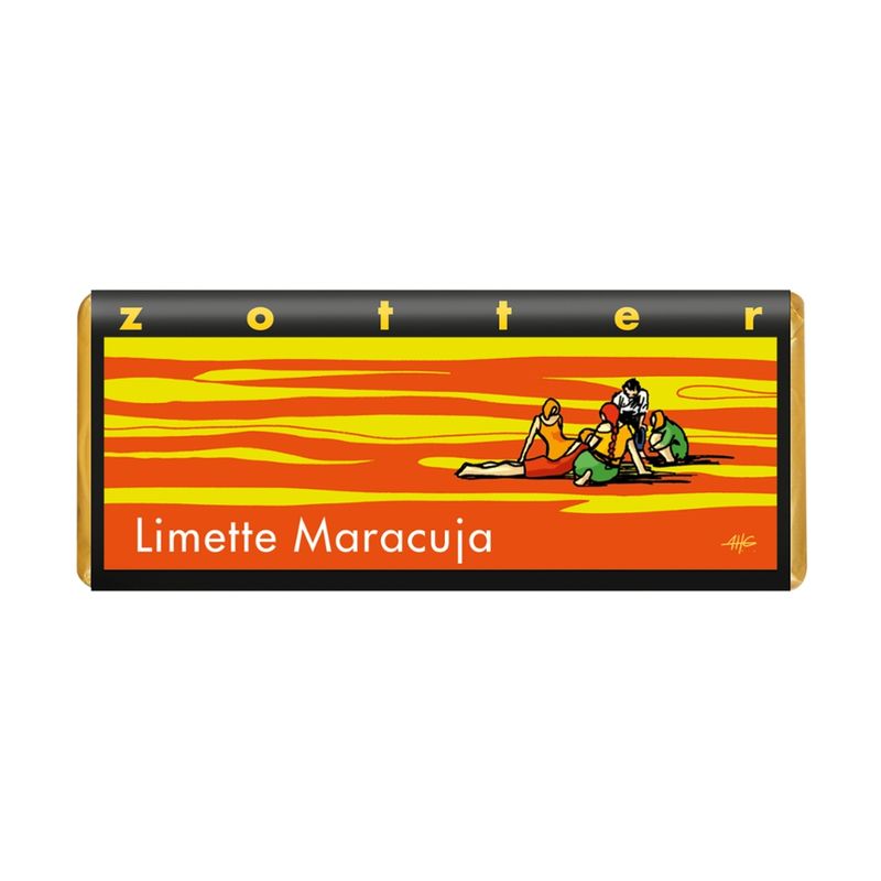 Zotter Schokolade Limette Maracuja - Produktbild