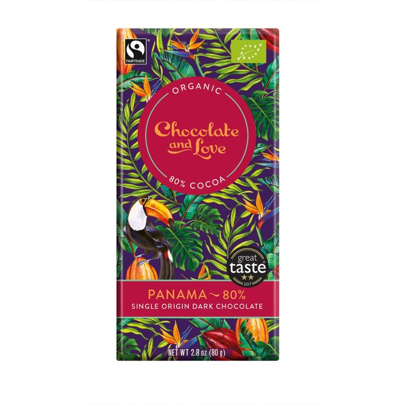 Chocolate and Love Limited Panama 80% - Dark Chocolate aus Panama - Produktbild