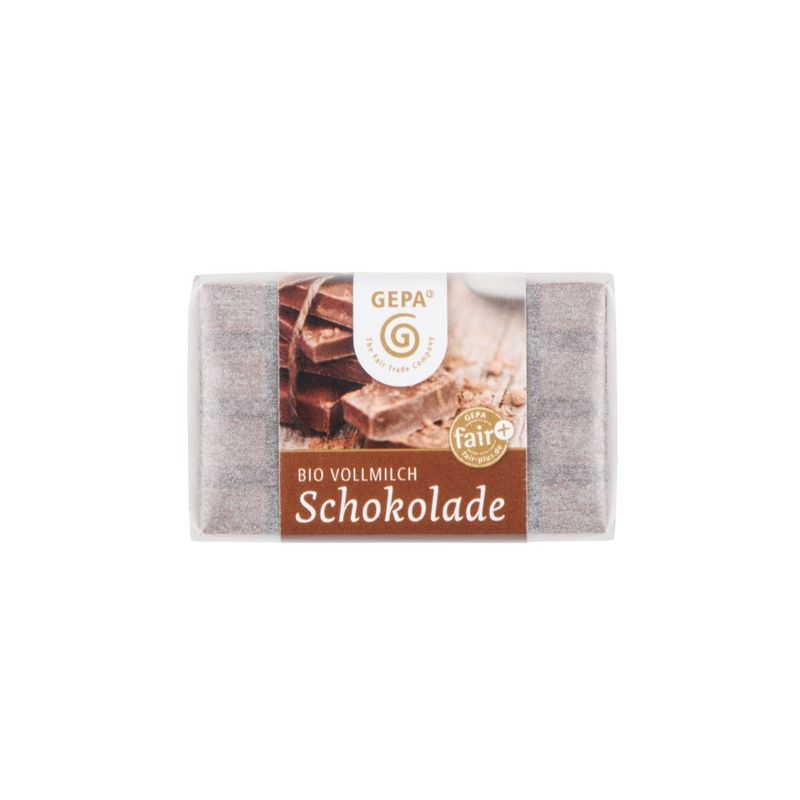 GEPA - The Fair Trade Company Bio Vollmilch Schokolade - Produktbild