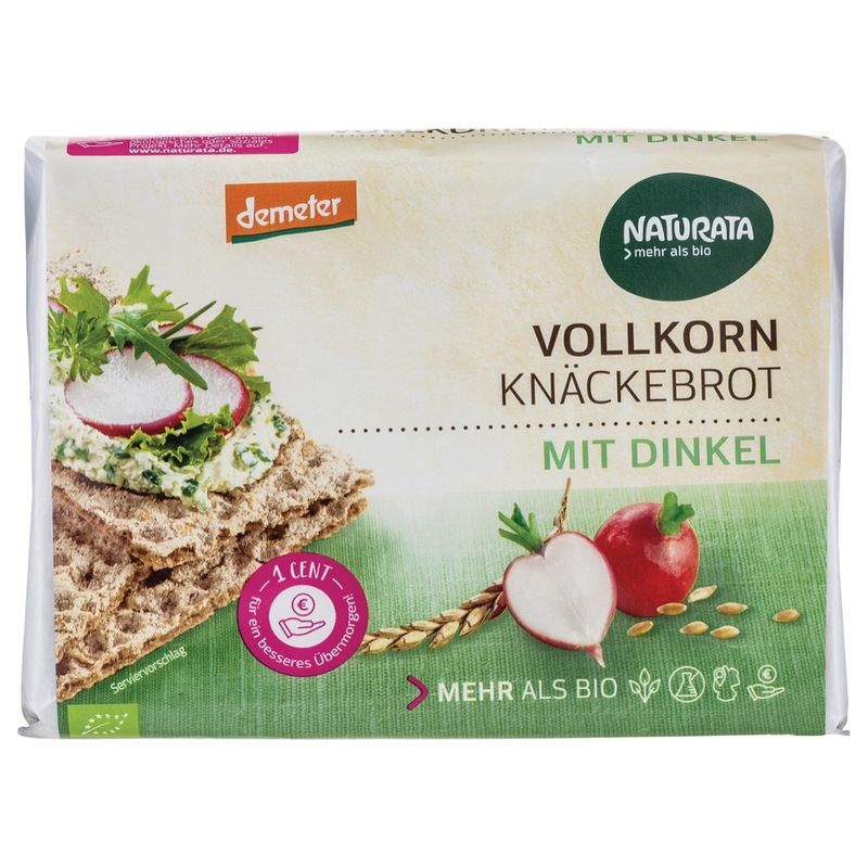 NATURATA Vollkorn-Knäckebrot mit Dinkel - Produktbild