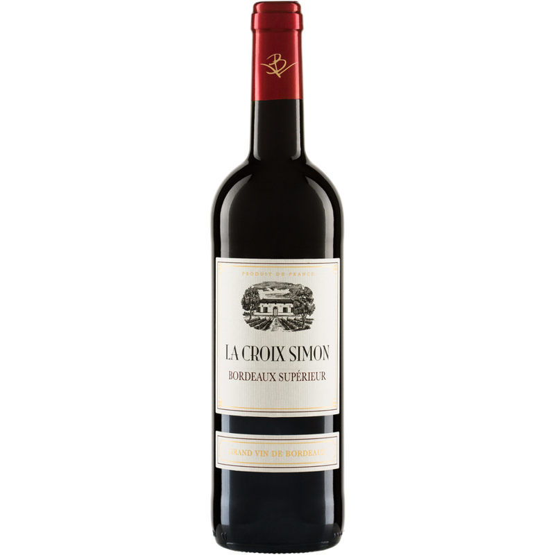 Riegel Eigenmarke La Croix Simon Bordeaux Supérieur Rouge AOP - Produktbild