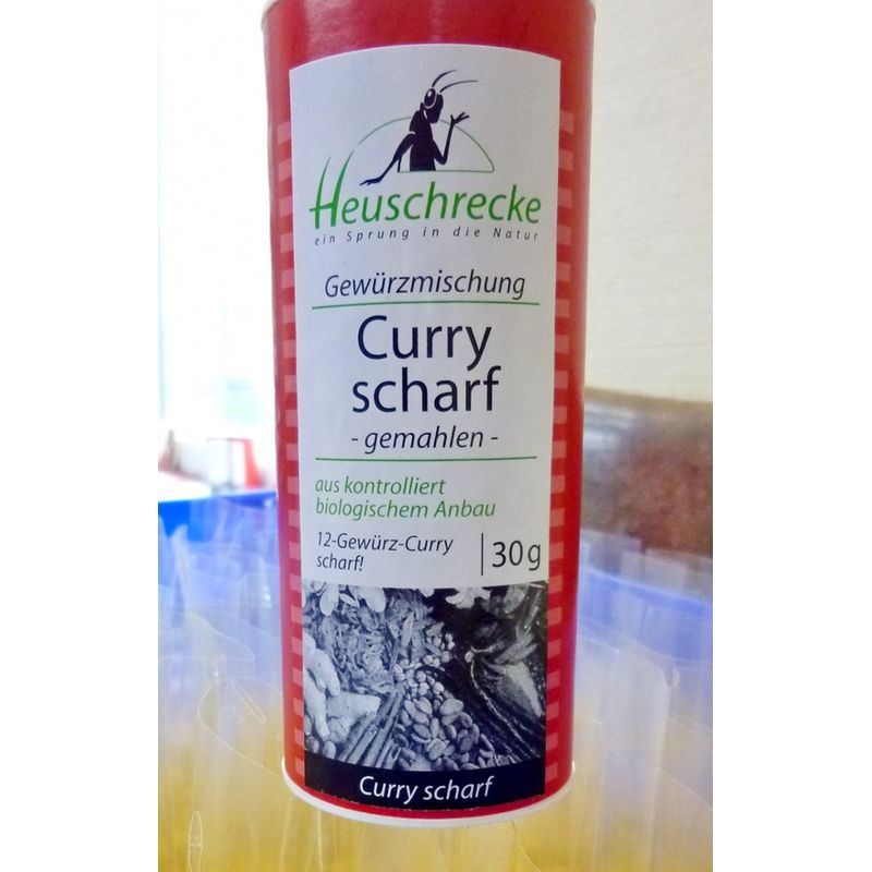 Heuschrecke Curry scharf, gemahlen, kbA - Produktbild