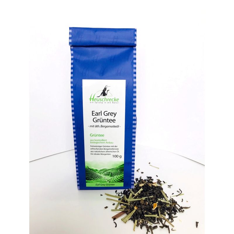 Heuschrecke Earl Grey, Grüntee kbA - Produktbild