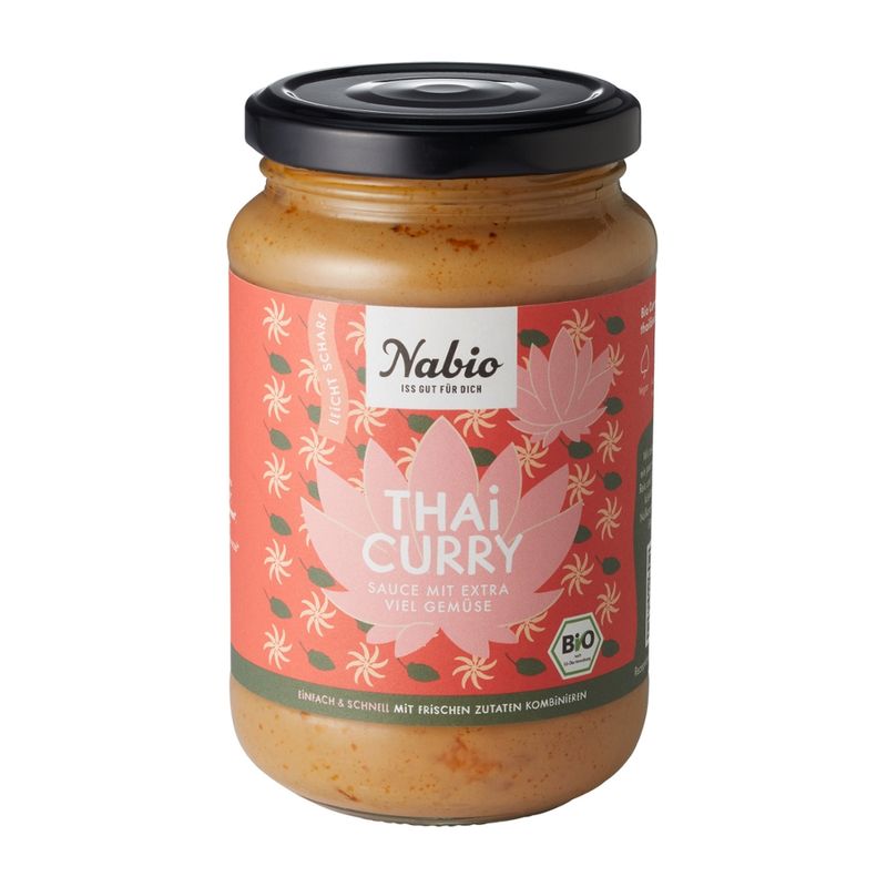 Nabio Nabio Asia Sauce Thai Curry Sauce mit extra viel Gemüse - Produktbild