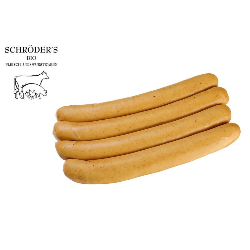 Schröder's Bio Fleisch- und Wurstwaren Geflügel-Wiener 4/50 g - Produktbild