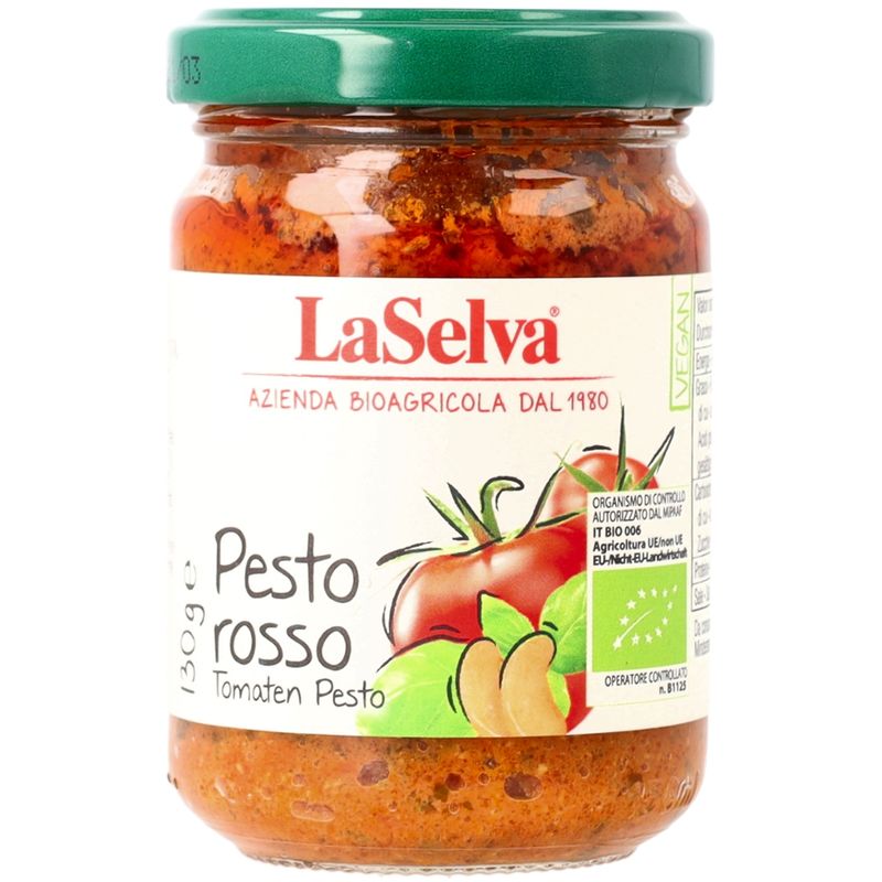 LaSelva Pesto rosso (Tomaten Pesto) - Tomaten Würzpaste - Produktbild