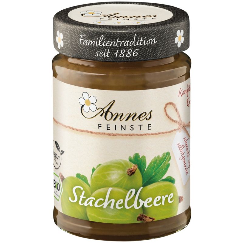 Annes Feinste Annes Feinste Bio Stachelbeer Konfitüre extra - Produktbild