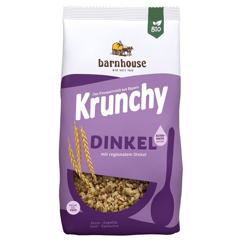 Barnhouse  Krunchy Dinkel alternativ gesüßt 750g - Produktbild