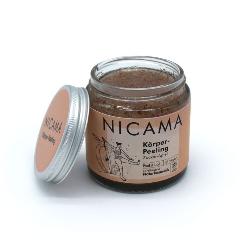 NICAMA NICAMA Körper-Peeling Zucker-Apfel 140g - Produktbild