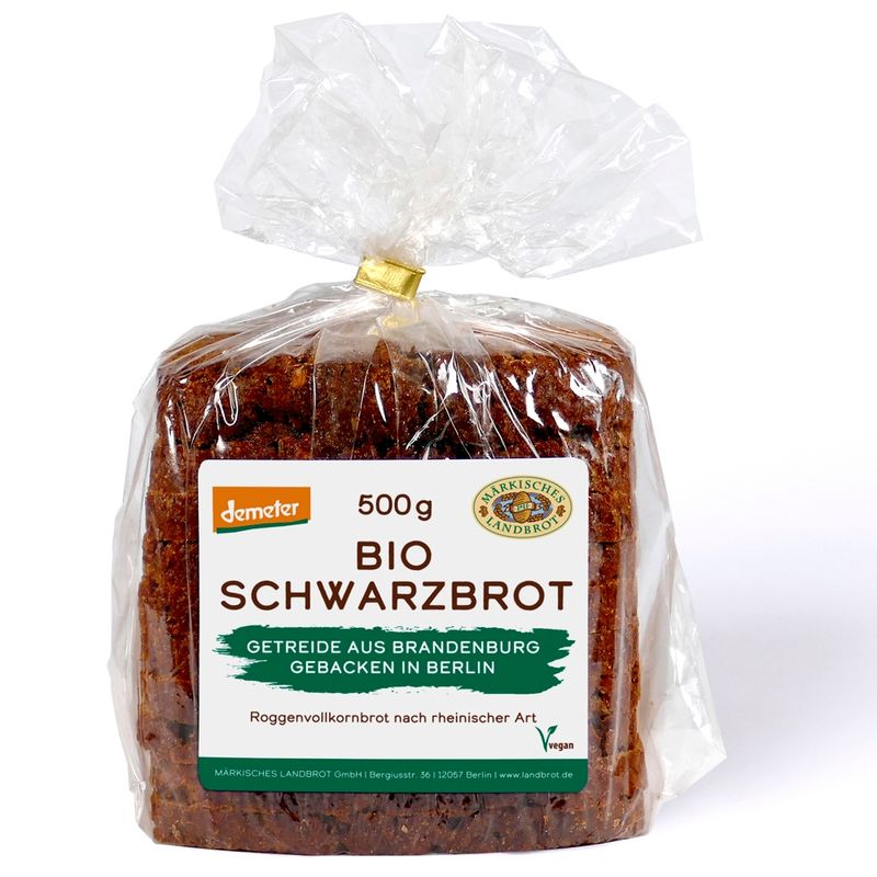 Märkisches Landbrot Schwarzbrot 500g - Produktbild