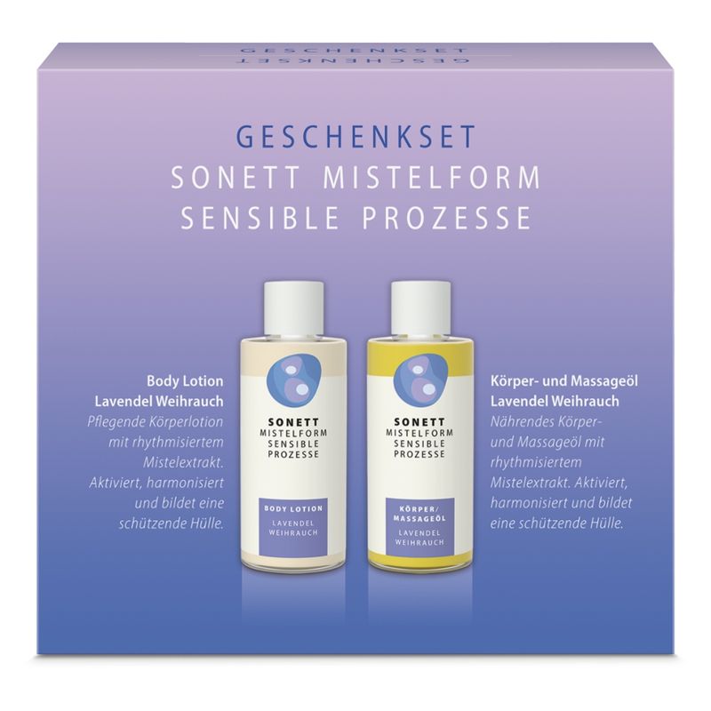 SONETT MISTELFORM. SENSIBLE PROZESSE Mistelform Geschenkset Lavendel-Weihrauch - Produktbild