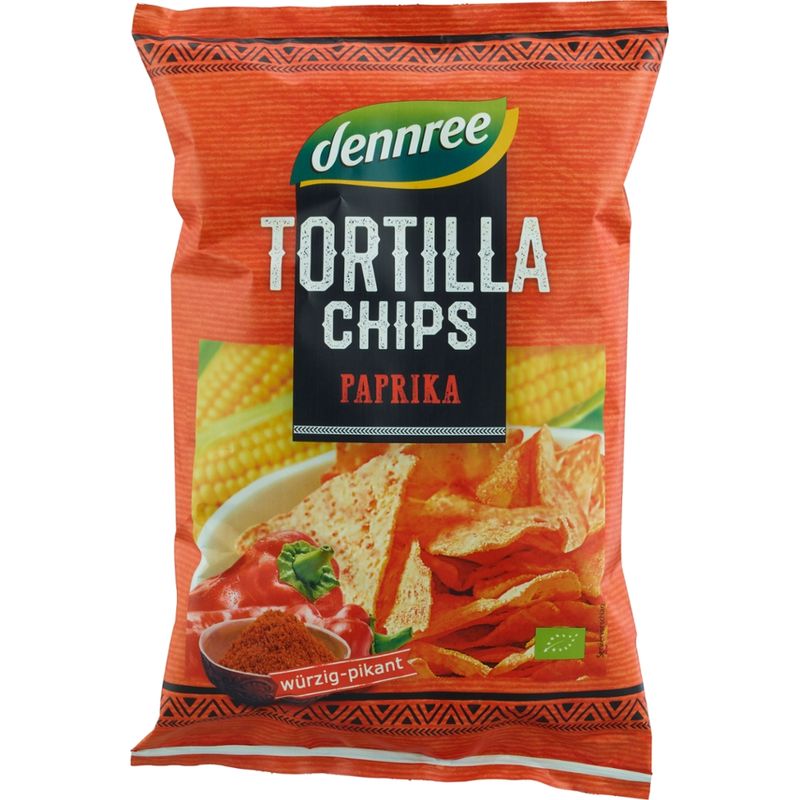 dennree Tortilla-Chips Paprika - Produktbild