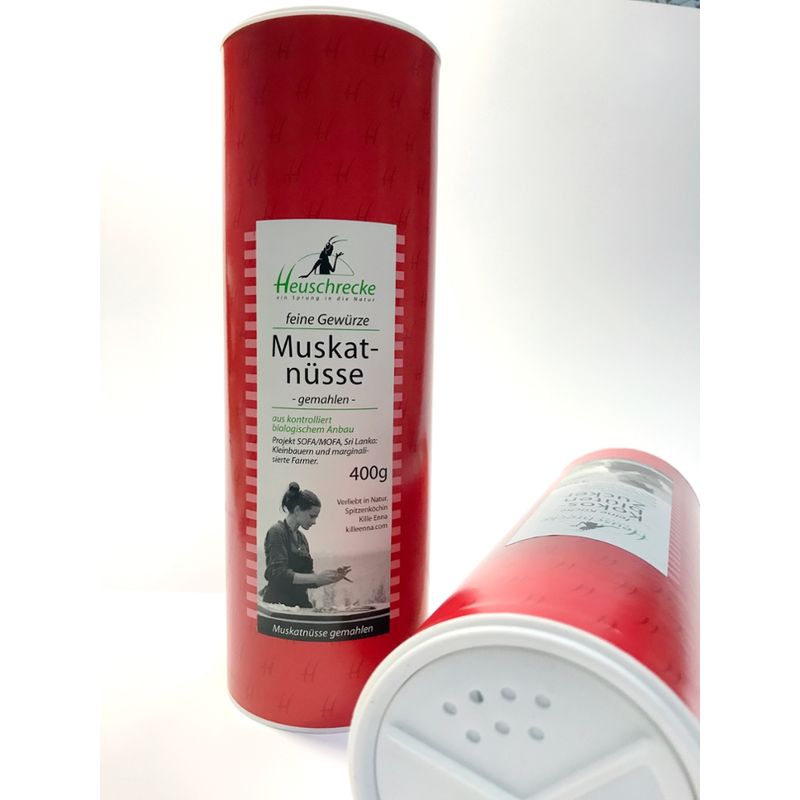 Heuschrecke Musktanüsse, gemahlen, Gastro, kbA - Produktbild