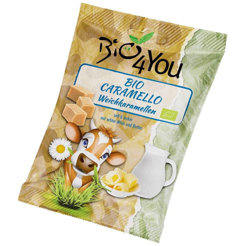 Bio4You Bio4You Bonbons Caramello, Weichkaramelle - Produktbild