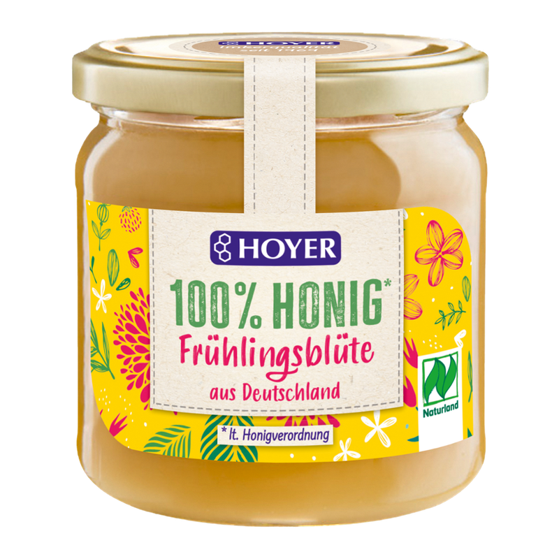 HOYER Frühlingsblütenhonig NATURLAND - Produktbild