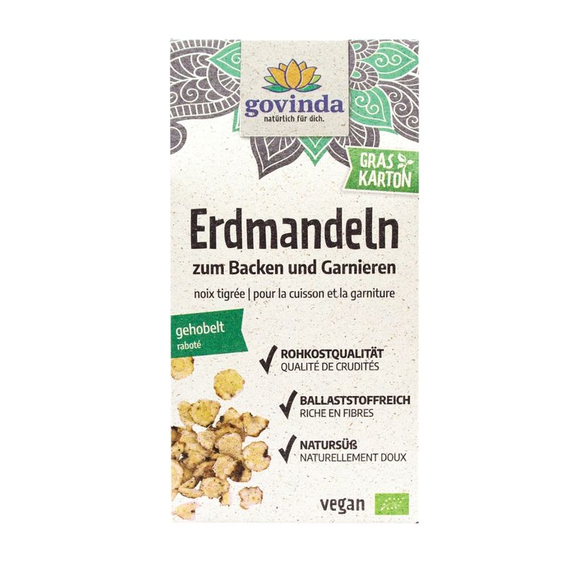 Govinda Erdmandeln gehobelt - Produktbild